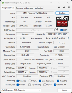 GPU-Z Radeon RX Vega 7