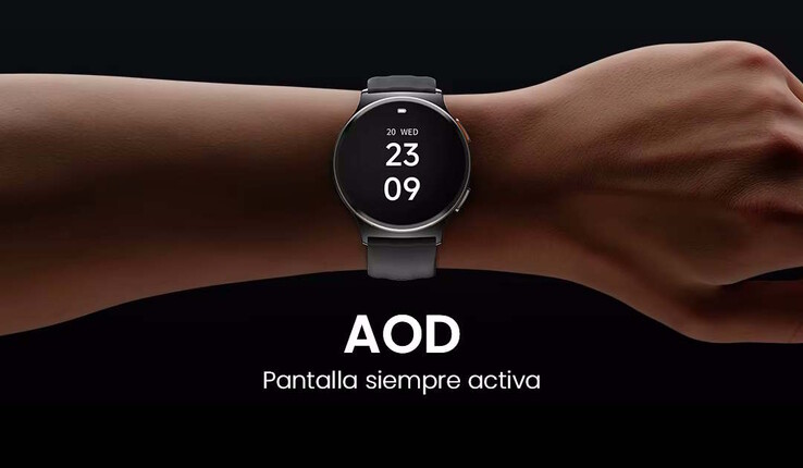 Il display può rimanere sempre attivo. (Fonte immagine: Haylou)