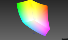 vs. sRGB: 99.9 % (Argyll 3D confronto)