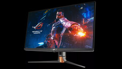 Il ROG Swift PG32UQXR è uno dei primi monitor compatibili con la porta DisplayPort 2.1. (Fonte: ASUS)