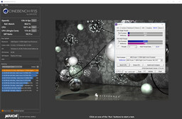 Cinebench R15 Multi @ 4.15 GHz consumo energetico