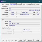 CPU-Z Scheda madre