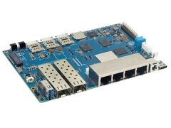 Il Banana Pi BPI-R4 misura 148 x 100,5 mm e pesa 250 g (fonte: Banana Pi)