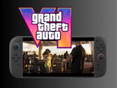 GTA 6 che gioca su Switch 2 mockup (Fonte immagine: Nintendo of America, Rockstar Games con modifiche)