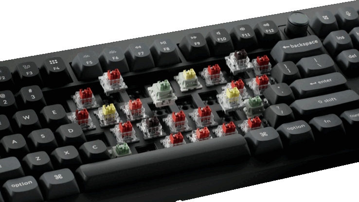 Il V6 Ultra HE introduce Nova Socket, un design ibrido del circuito stampato che supporta contemporaneamente sia gli interruttori meccanici convenzionali sia quelli magnetici TMR.