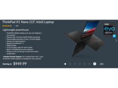 Affare | Lo sconto di liquidazione porta il peso piuma Lenovo ThinkPad X1 Nano sotto la soglia dei 1.000 dollari