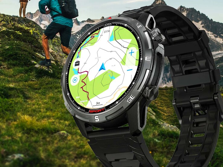 Le mappe possono essere scaricate sull'orologio per l'uso offline.