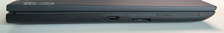 Sinistra: HDMI 2.1, lettore di schede SD, lettore di SmartCard (opzionale)