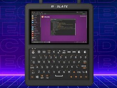 Il Pi Slate ha una batteria, una tastiera e uno schermo touchscreen
