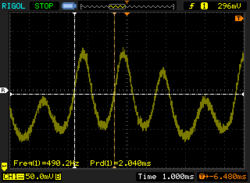 Sfarfallio PWM all'1% - 15% di luminosità