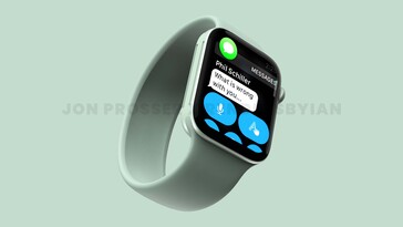 Apple Watch 7 Green (immagine via Jon Prosser)