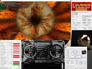 Stress test con FurMark (PT 100%)