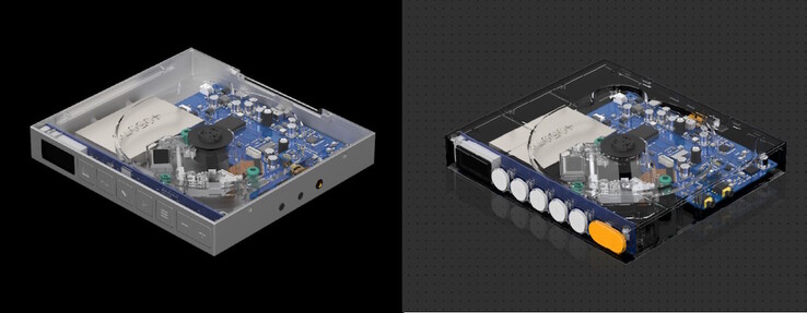 Discdream 2 Ultra (a sinistra) include il supporto dual-DAC per cuffie bilanciate, mentre Discdream 2 (a destra) non lo supporta. (Fonte: Moondrop)