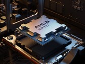 Un processore server AMD Epyc inserito nel suo socket.