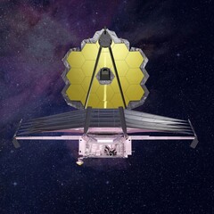 Un&#039;immagine del Telescopio Spaziale James Webb (Fonte: NASA)