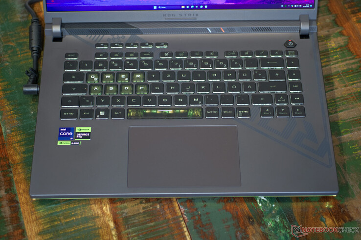 Clickpad e tastiera illuminata RGB