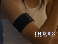 Garmin ha progettato l&#039;Index Sleep Monitor per essere indossato intorno al bicipite anziché al polso. (Fonte: Garmin)