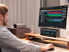 L'MScreen ha un rapporto d'aspetto di 32:9 e una risoluzione HD di 1920 x 770. (Fonte: MScreen)