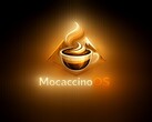 MocaccinoOS desktop Linux AI-made logo non ufficiale per la versione 26.03
