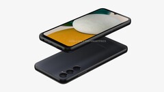 Un nuovo rendering di &quot;Galaxy A05s&quot;. (Fonte: OnLeaks x MySmartPrice)