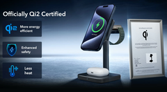 La stazione di ricarica Qi2 3-in-1. (Fonte: ESR)