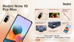 Redmi Note 10 Pro Max caratteristiche. (Fonte: GSMArena)