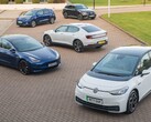 Una collezione di auto elettriche. Nuovi dati mostrano che gli automobilisti del Regno Unito stanno abbracciando la mobilità elettrica in gran numero (Fonte: Driving Co UK)