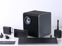 Il proiettore LED Smart 4K di CZUR StarryHub supporta la condivisione wireless dello schermo da quattro dispositivi. (Fonte: CZUR)