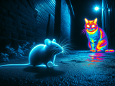 L'Università di Fudan sviluppa un impianto retinico di nanofili di tellurio che consente ai topi ciechi di vedere la luce visibile e infrarossa. (Fonte: Dall-E 3 AI)