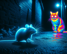 L'Università di Fudan sviluppa un impianto retinico di nanofili di tellurio che consente ai topi ciechi di vedere la luce visibile e infrarossa. (Fonte: Dall-E 3 AI)