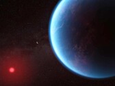 Concetto d'artista dell'esopianeta K2-18b (Fonte: NASA)