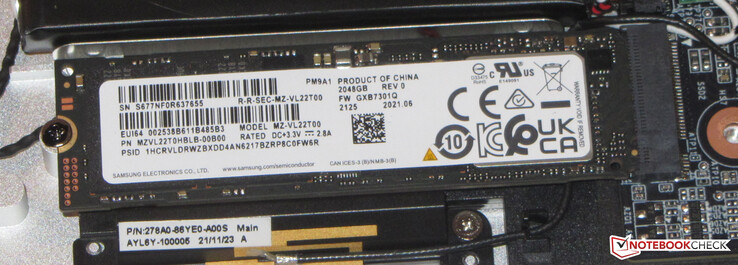 SSD NVMe secondario da 2 TB per un totale di 3 TB di storage