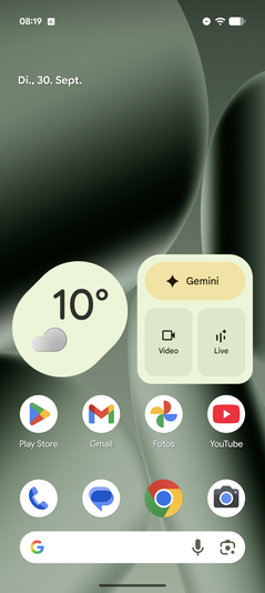 Pixel UI: Schermata iniziale