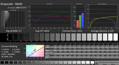 CalMAN: Scala di grigi