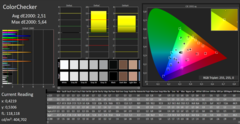 CalMAN: ColorChecker - calibrato