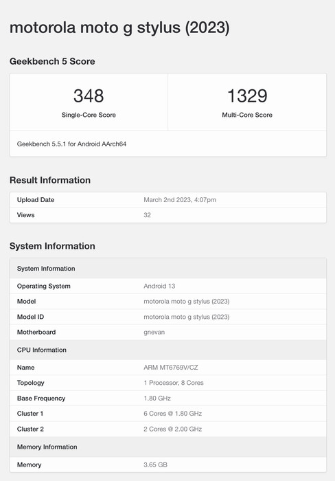 (Fonte: Geekbench)