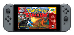 Pokémon Stadium arriverà su Switch il 12 aprile. (Immagine via Nintendo con modifiche)