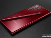 Un rendering di "Galaxy S22 Ultra". (Fonte: LetsGoDigital)