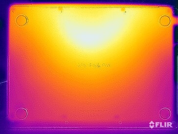 Test di sollecitazione delle temperature superficiali (lato inferiore)