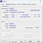 Scheda madre CPU-Z