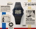 I nuovi orologi F-B100W di Casio integrano la tecnologia Bluetooth e il conteggio dei passi nel classico design dell’F-91W