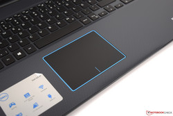 Il touchpad del Dell G3 17 3779