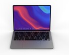 Un rendering di come potrebbe apparire il MacBook Pro 14. (Fonte: Luke Miani & Ian Zelbo)