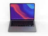 Un rendering di come potrebbe apparire il MacBook Pro 14. (Fonte: Luke Miani &amp; Ian Zelbo)