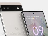 Un rendering del "Pixel 6a". (Fonte: OnLeaks)