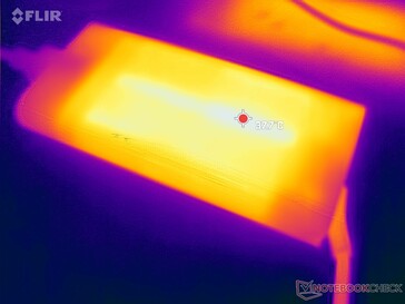 L'adattatore CA può raggiungere i 38 C quando si utilizzano carichi impegnativi