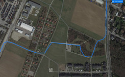 GPS test – Garmin Edge 520: Percorso attraverso un'area boschiva