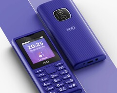 L&#039;HMD 102 4G ha una sola fotocamera sul suo retro pesantemente arrotondato. (Fonte: HMD Global)