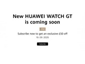 Huawei ha annunciato il lancio imminente della serie Watch GT 6. (Fonte: Huawei)