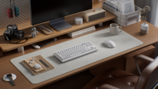 Tastiera meccanica wireless Keychron V3 Ultra in bianco. (Fonte: Keychron)